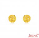 22 KT Gold Tops Earrings - Click here to buy online - 591 only..