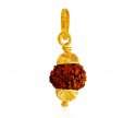 22k Gold Rudraksha Pendant - Click here to buy online - 501 only..