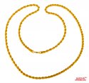 22kt Gold Rope Chain  - Click here to buy online - 1,193 only..
