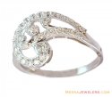 18K Floral Fancy Ring - Click here to buy online - 1,735 only..