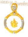 22Kt Gold Ganesh Pendant - Click here to buy online - 952 only..