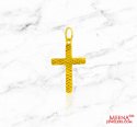 22Kt Gold Cross Pendant - Click here to buy online - 203 only..
