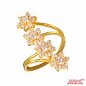 Click here to View - 22Kt Gold and CZ Designer Ring 