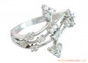18K White Gold Fancy Ladies ring - Click here to buy online - 467 only..