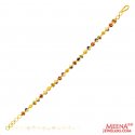 Click here to View - 22Kt Gold Fancy Meenakari Bracelet 