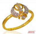 22kt Gold Ladies Signity Ring - Click here to buy online - 312 only..