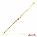 22 Kt Gold Two Tone Bracelet - Click here to buy online - 726 only..