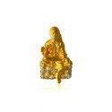 22 Kt Gold Sainath Pendant - Click here to buy online - 1,047 only..