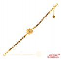 22Kt Gold Fancy BlkBeads Bracelet - Click here to buy online - 740 only..