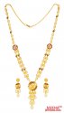 22 Karat Gold Necklace Set - Click here to buy online - 5,286 only..