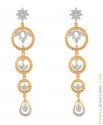 Gold 2 Tone Fancy Earrings - Click here to buy online - 2,862 only..