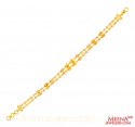 22Kt Gold TwoTone Bracelet  - Click here to buy online - 1,090 only..