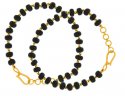 22K Baby Bracelet with Black beads - Click here to buy online - 996 only..