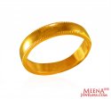 22 Karat Gold Wedding Band - Click here to buy online - 918 only..