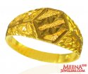 22  Kt Gold Mens Ring - Click here to buy online - 939 only..