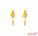 22K Gold Filigree Hanging Earrings - Click here to buy online - 528 only..