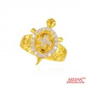 22 K Gold  CZ Ladies Ring - Click here to buy online - 565 only..