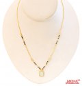 22Kt Gold Fancy Mangalsutra