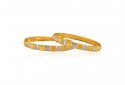 22k Gold Two Tone Baby Bangle - Click here to buy online - 1,444 only..