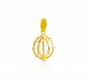 22 Kt Gold Two Tone Pendant - Click here to buy online - 450 only..