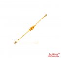 22Kt Gold Baby Bracelet - Click here to buy online - 405 only..