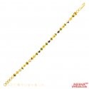 Click here to View - 22Kt Gold Fancy Meenakari Bracelet 