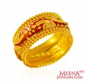 22K Traditional Meenakari Band - Click here to buy online - 1,035 only..