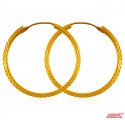 22k Gold Hoops - Click here to buy online - 652 only..