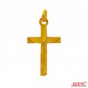 Click here to View - 22Kt Gold Fancy Cross Pendant 