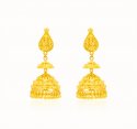 22Kt Gold Fancy Earrings - Click here to buy online - 1,891 only..