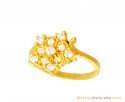 22K Gold Designer Signity Ring - Click here to buy online - 439 only..