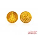 22k Gold Laxmi Coin - Click here to buy online - 135 only..