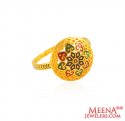 22K Gold Fancy  Ring - Click here to buy online - 392 only..