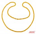22 kt Gold Rope Chain (18 Inch) - Click here to buy online - 646 only..