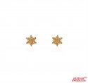 22 Kt Gold CZ Earrings - Click here to buy online - 189 only..