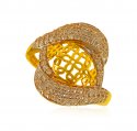22K Gold Ladies Ring - Click here to buy online - 641 only..