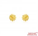 22k Gold Net Style Earrings - Click here to buy online - 472 only..