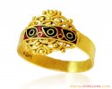 22k Fancy Gold Meena Ring - Click here to buy online - 478 only..