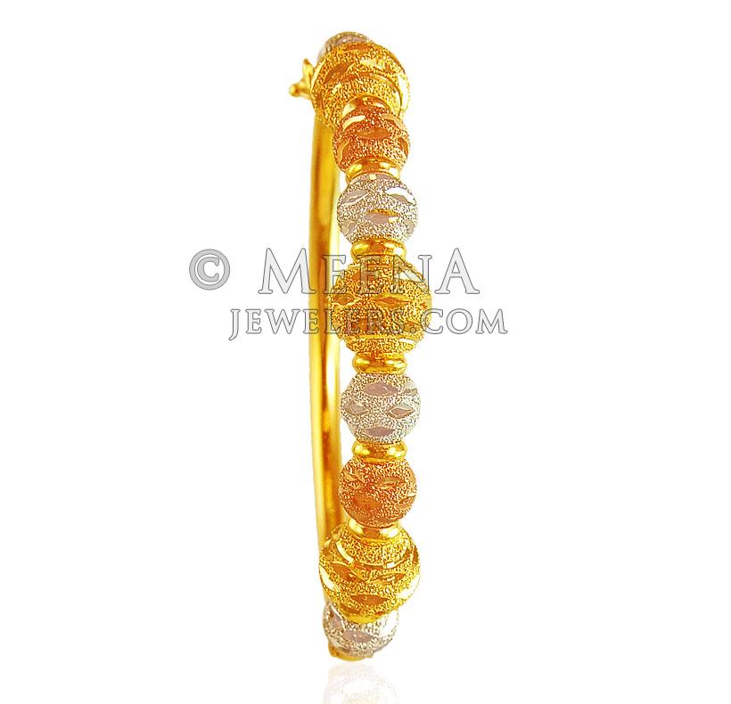 22 Karat Gold Tri Color Kada BaPs19922 22Kt Gold Kada. Kada is