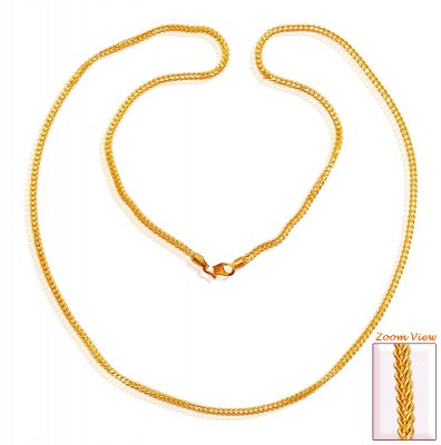 22K GOld plain Chain ( Plain Gold Chains )