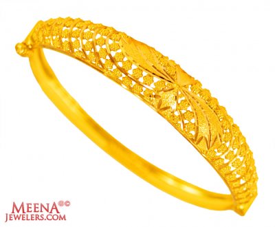 22 kt Gold Filigree Kada (1 pc) ( Kadas )