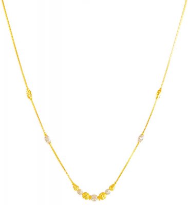 22kt Gold Fancy Dokia Chain ( 22Kt Gold Fancy Chains )