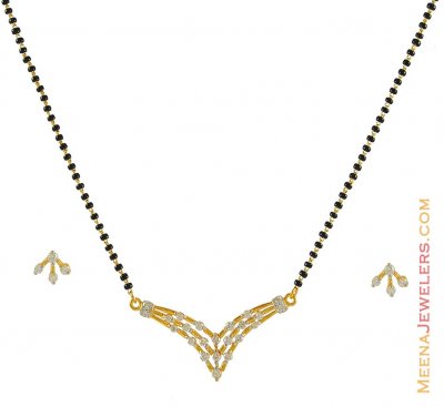 Signity Mangalsutra Set(22k) ( Gold Mangalsutra Sets )