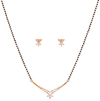 18Kt Diamond Mangalsutra Set ( Diamond MangalSutras )