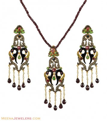 Victorian Pendant Set ( Diamond Victorian Jewelry )