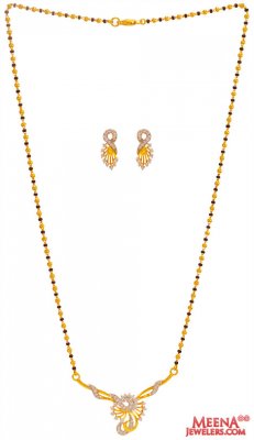 22K Gold  Mangalsutra Set ( Gold Mangalsutra Sets )