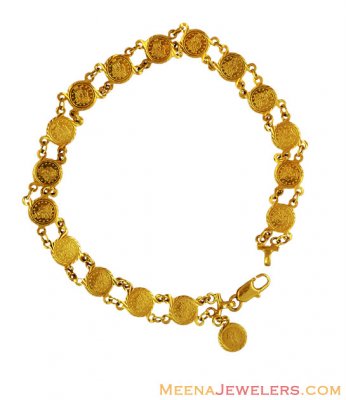 22k Ladies Guinea Bracelet ( Ladies Bracelets )