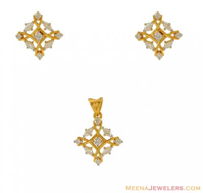 22k Pendant Set ( Fancy Pendant Set )