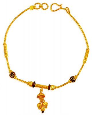 22K Gold Meenakari Bracelet ( Ladies Bracelets )