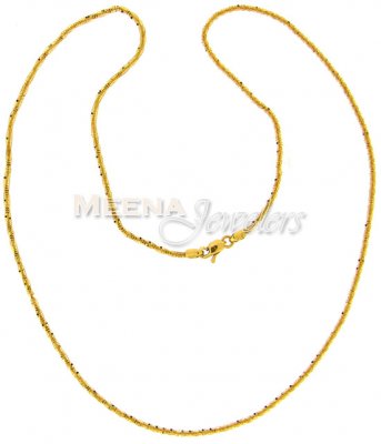 22 Kt Gold Chain ( Plain Gold Chains )